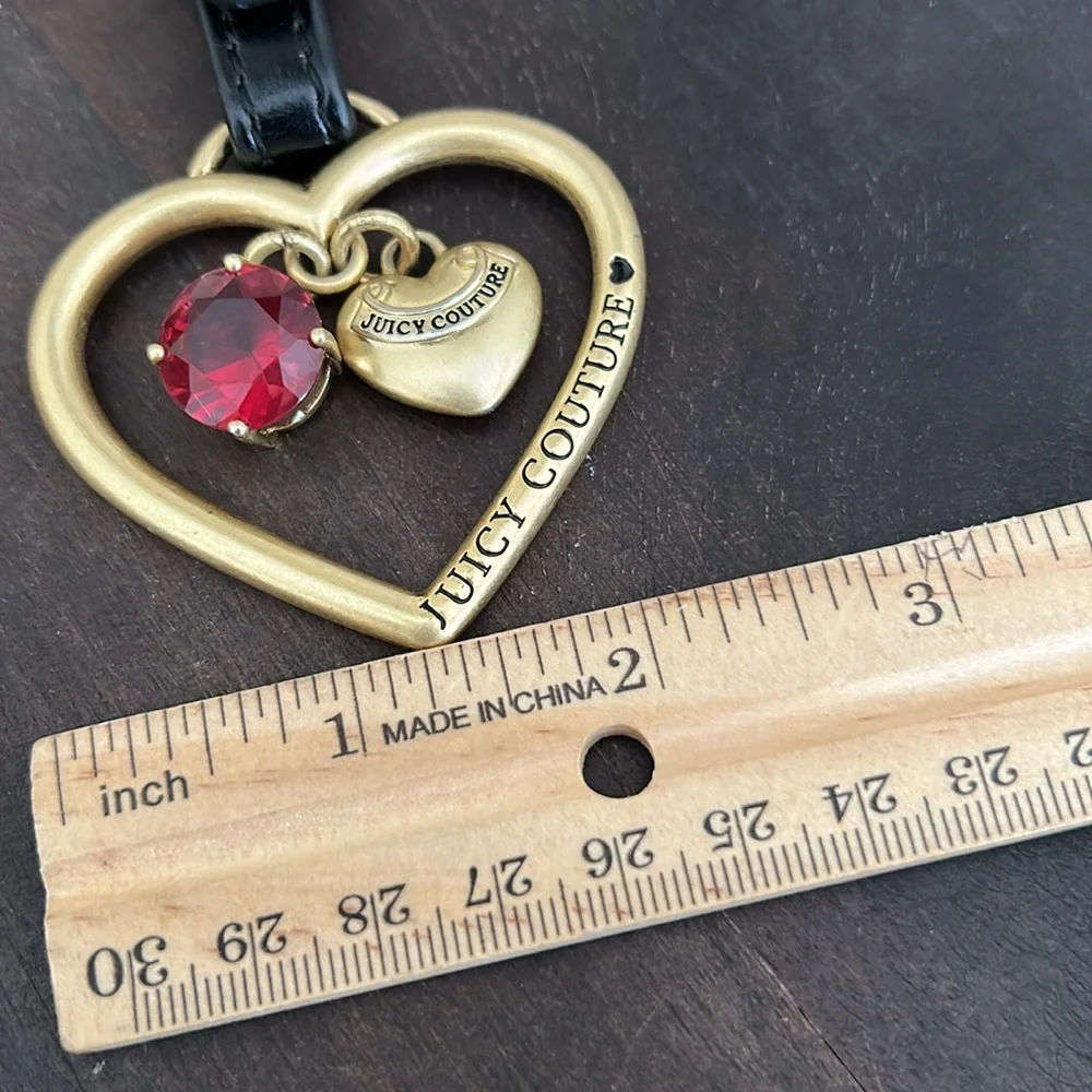 Juicy Couture Vintage bag Charm key fab/holder